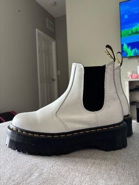 White Platform Dr. Martens